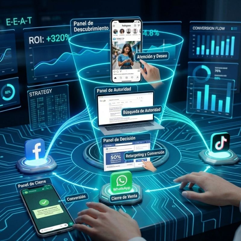 Publicidad Omnicanal: ¿Facebook, IG o TikTok?